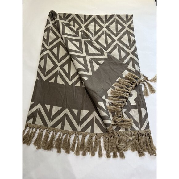 DIOR Oblique Scarf in Taupe White - Picture 4 of 7